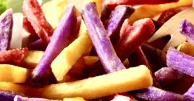 Bunte Knobi-Pommes