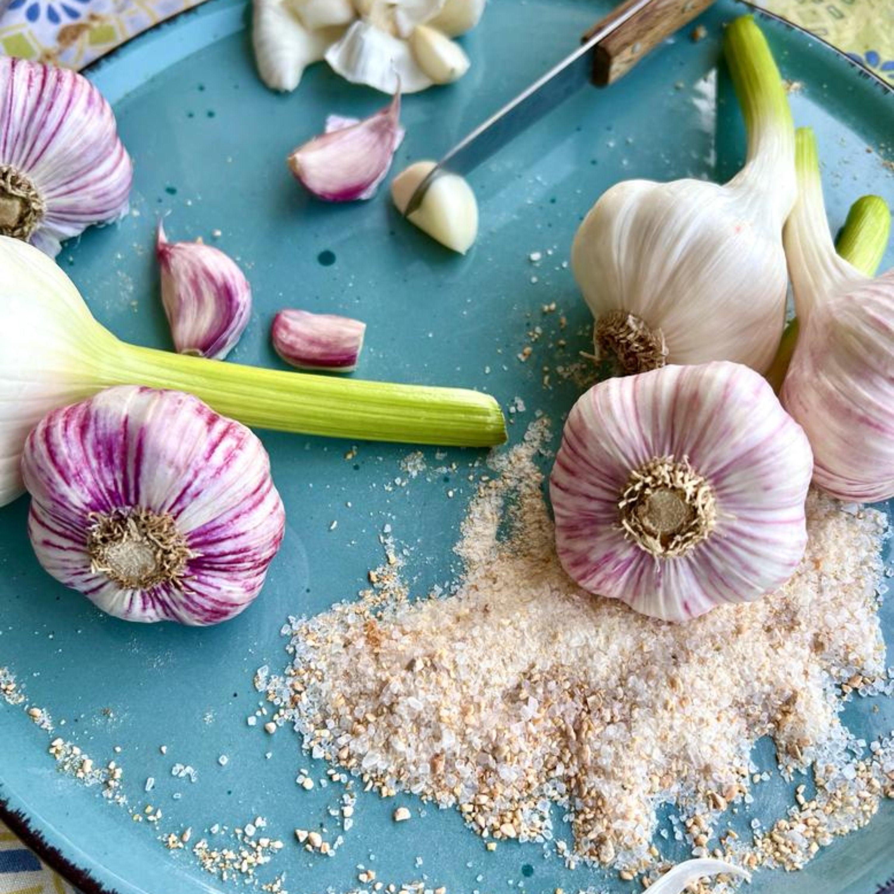 Das weiße Gold - Knoblauch-Salz im Glas - Gewürze der Knobi-Farm
