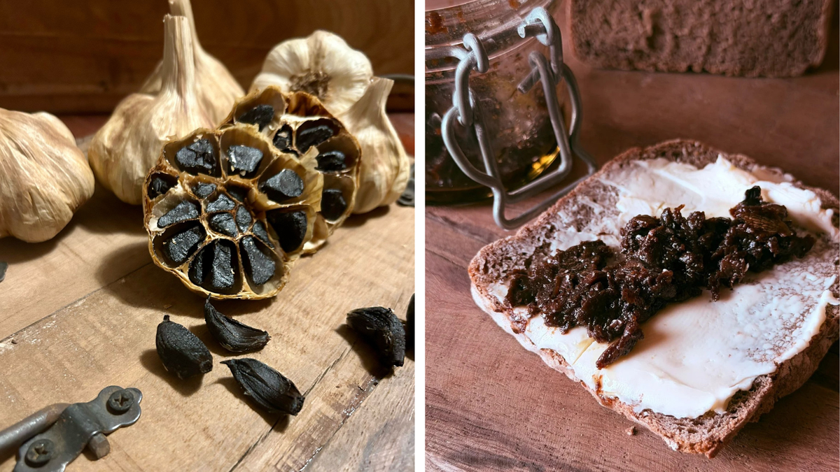 Schwarzer Knoblauch pur - gebrauchsfertig