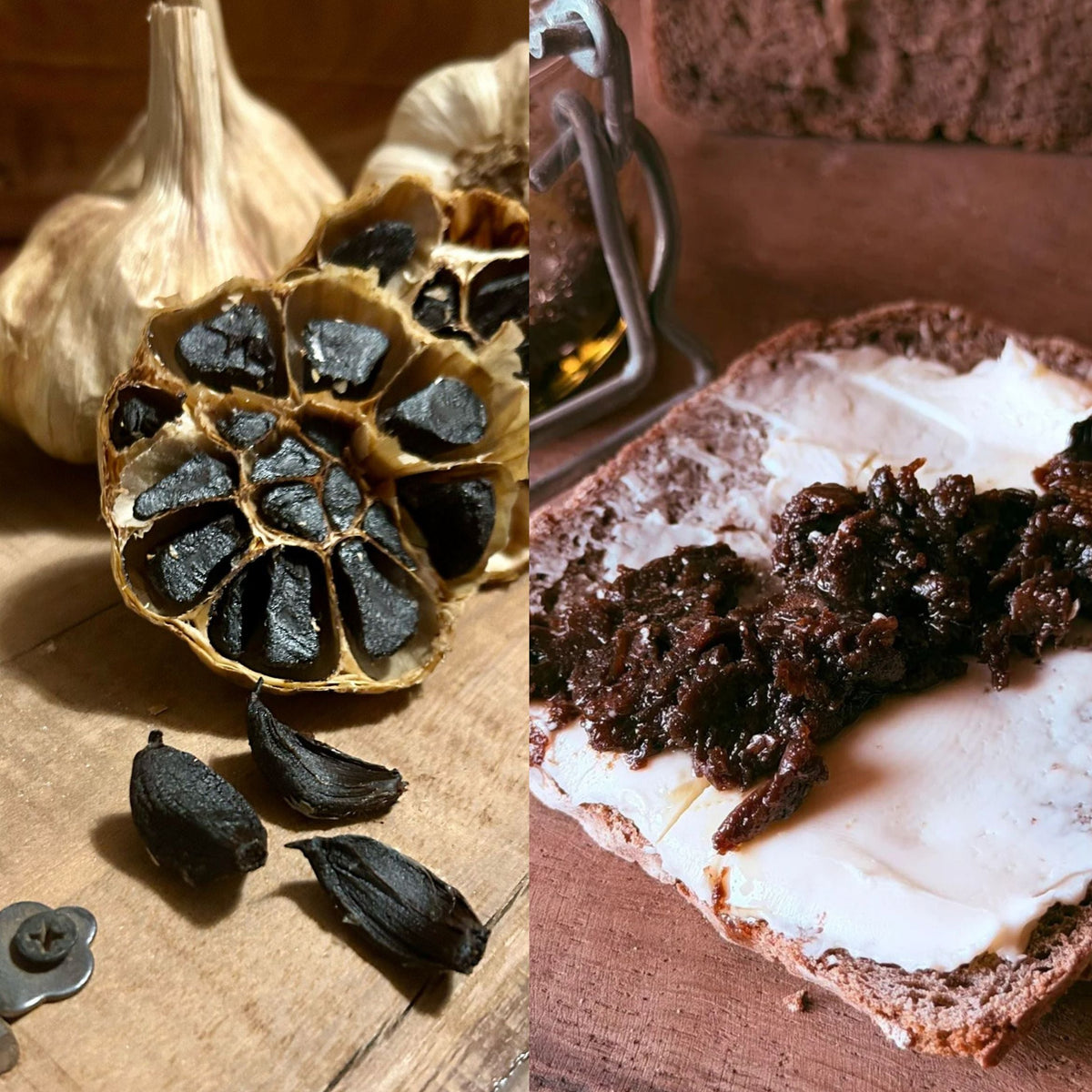 Schwarzer Knoblauch pur - gebrauchsfertig